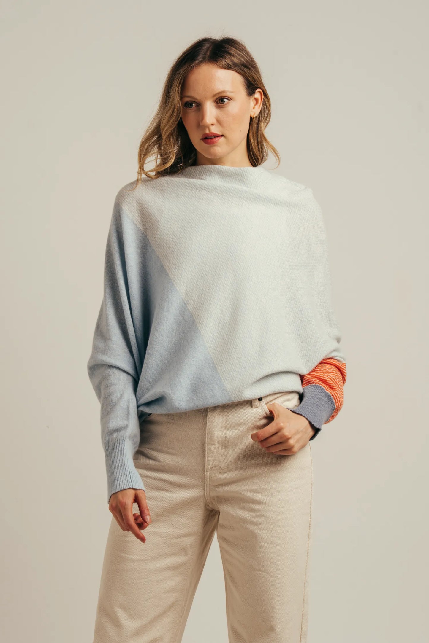 Melrose Tweed Drape Top