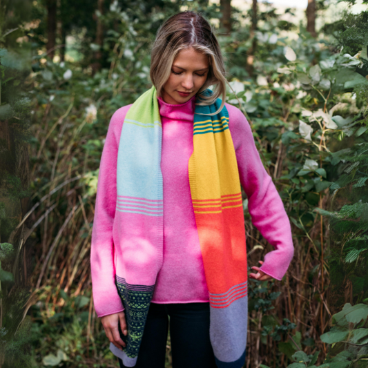 Alloa Stripe Scarf