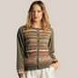 Sailor Round Neck Cardigan