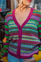 Stobo Fairisle Vee Cardigan