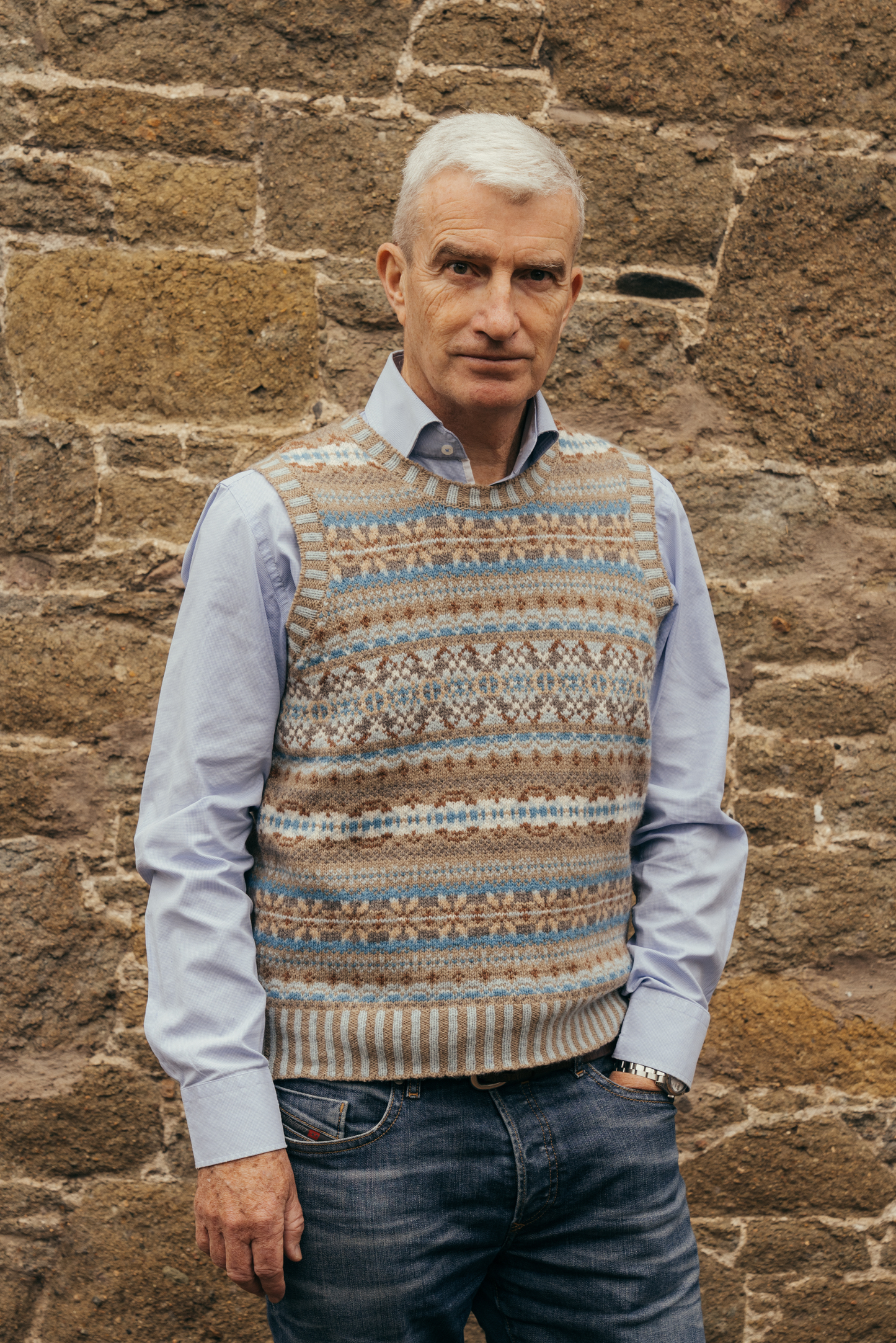 Mens Kinross Crew Neck Vest