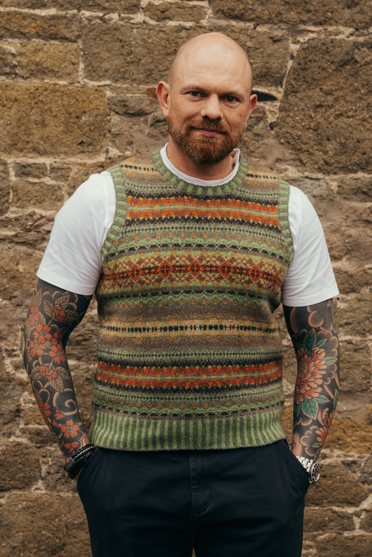 Mens Kinross Crew Neck Vest