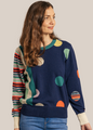 Melrose Stripe and Dot Sweater