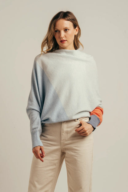 Melrose Tweed Drape Top