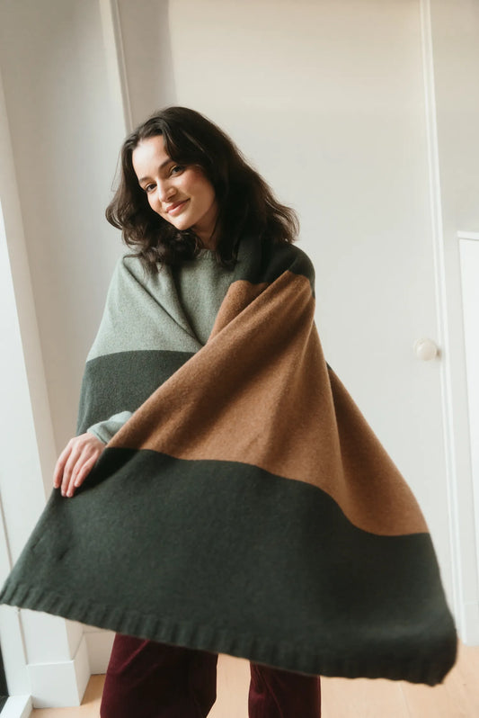 Bowden 3 Colour Block Stole