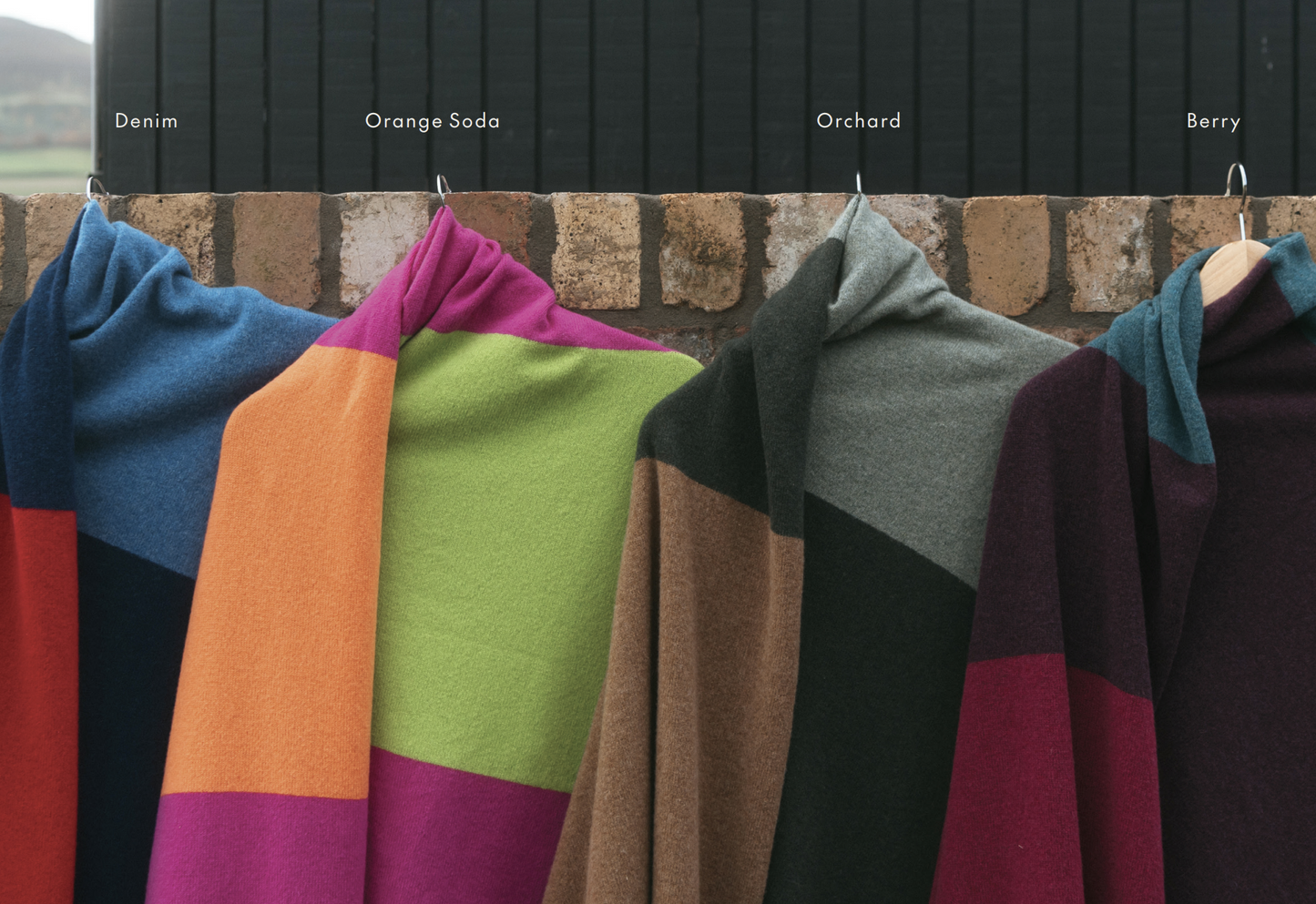 Bowden 3 Colour Block Stole