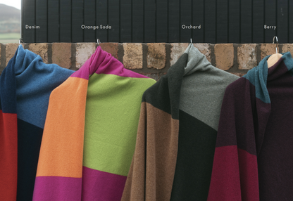 Bowden 3 Colour Block Stole