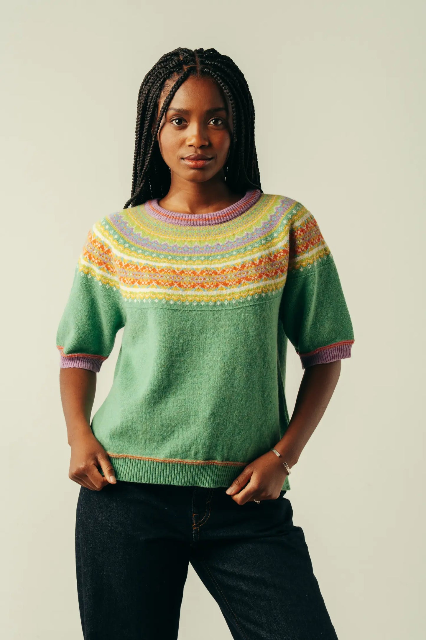 Alpine Half Sleeved Sweater