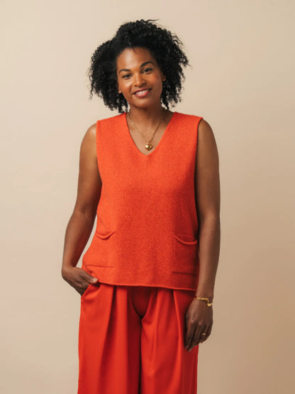 Corry V-Neck Tank Top